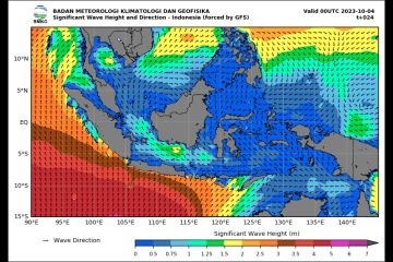 BMKG imbau masyarakat yang beraktivitas di pesisir waspada gelombang tinggi