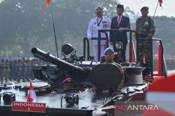 Presiden pimpin upacara HUT ke-78 TNI di Monas