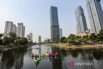 Program pot apung di Waduk Melati