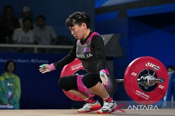 Atlet angkat besi Mongolia positif doping di Asian Games Hangzhou