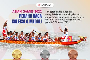 Asian Games 2022: Perahu naga koleksi 6 medali