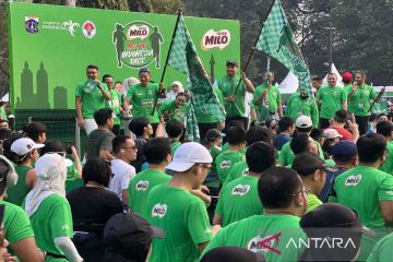 Milo run ciptakan gaya hidup sehat masyarakat