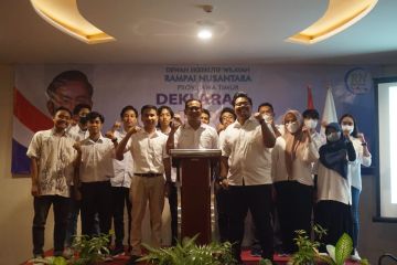 Rampai Nusantara deklarasikan Gibran untuk cawapres 2024