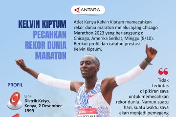 Kelvin Kiptum pecahkan rekor dunia maraton