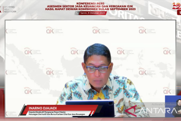 OJK catat modal asing keluar Rp4,06 triliun pada September 2023