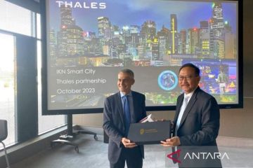 OIKN dan Thales jalin kerja sama bangun infrastruktur teknologi di IKN