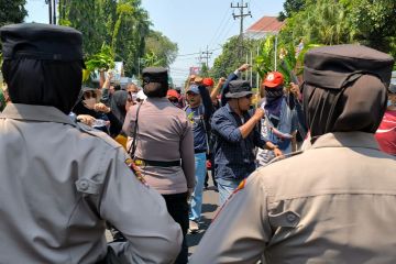 Polisi Kediri gelar simulasi sistem pengamanan jelang Pemilu 2024 