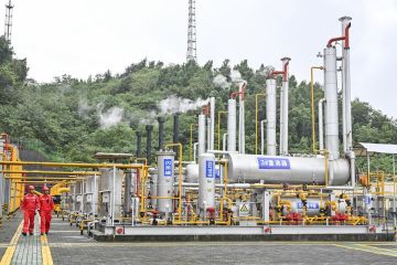 Ladang gas serpih utama China catat akumulasi output 60 miliar m3