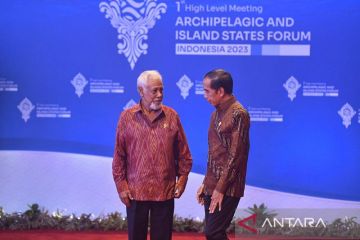 Jokowi sambut Xanana dan pemimpin AIS Forum dalam jamuan makan malam
