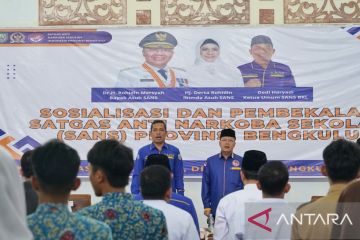 Gubernur: Satgas Anti Narkoba Sekolah Bengkulu direplikasi nasional