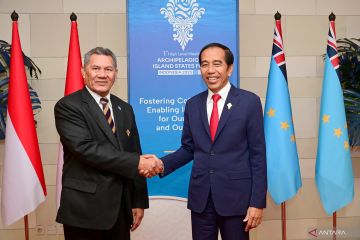 Presiden dorong penguatan kerja sama keluarga Pasifik dengan PM Tuvalu