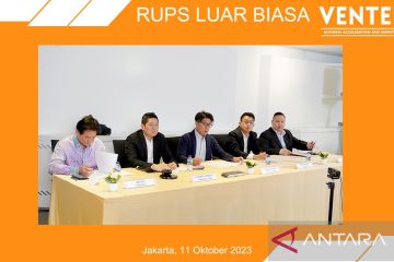 Venteny ubah rencana penggunaan dana hasil IPO dalam RUPSLB