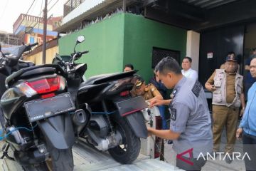 Satgas PPLN Makassar tertibkan sepeda motor pengungsi luar negeri