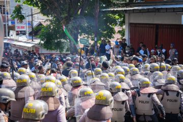 Polda Maluku Utara gelar Latpra Ops jelang pemilu 2024