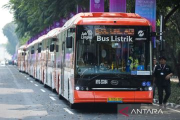 DKI perbanyak bus listrik untuk tekan polusi udara