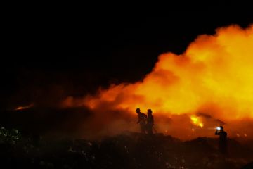 BPBD Lampung siap bantu masker bagi masyarakat terdampak kebakaran TPA