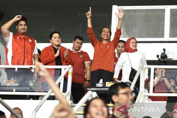 Jokowi saksikan laga Kualifikasi Piala Dunia Indonesia-Brunei di GBK