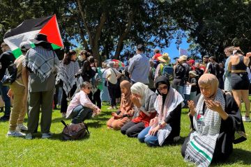 Ribuan orang gelar aksi mendukung Palestina di Australia