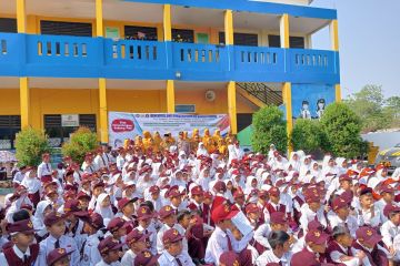 Ratusan murid SDN Gowok Serang deklarasi tolak perundungan