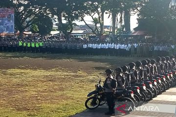 Polda apel gabungan kesiapan pelaksanaan Operasi Mantap Brata Kie Raha