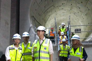 Progres pembangunan MRT Fase 2A Bundaran HI-Harmoni sudah 62 persen