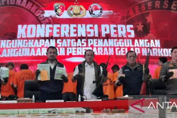 Satgas P3GN Polri tangkap kerabat Fredy Pratama