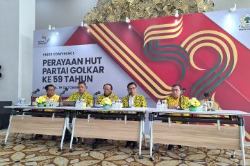 Golkar undang Presiden Jokowi dan ketum parpol KIM peringati HUT ke-59