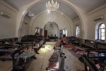 Selain RS, Israel juga bom gereja di Gaza