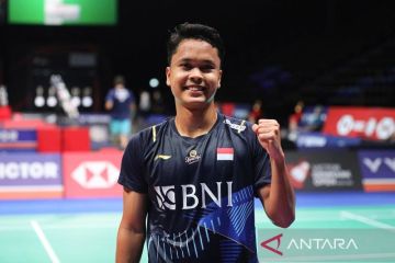 Semangat suporter bawa Ginting maju ke perempat final India Open