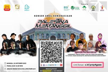 ZIS INDOSAT gaungkan peduli Palestina lewat konser amal di GDC Depok