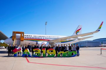 Airbus kirim pesawat rakitan China ke Tibet Airlines