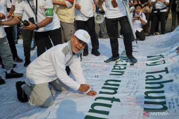 Ribuan orang tanda tangani Petisi Kedamaian dan Persatuan Indonesia