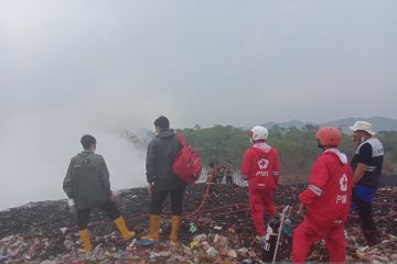 Kebakaran landa TPA Cikundul Sukabumi