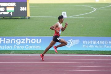 Saptoyogo raih medali emas pertama untuk Indonesia di APG Hangzhou
