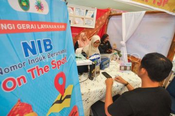 Pendaftaran NIB di pusat perbelanjaan