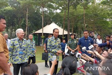 Jokowi hormati laporan ke KPK atas dirinya dan kedua putranya