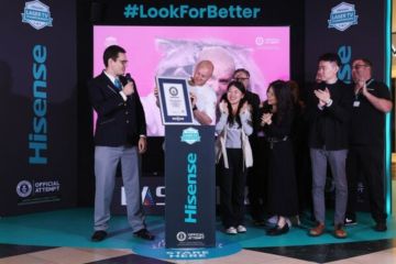 Hisense Raih Gelar GUINNESS WORLD RECORDS™ Kategori Lomba nonton TV dengan Jumlah Peserta Terbanyak libatkan 296 Orang