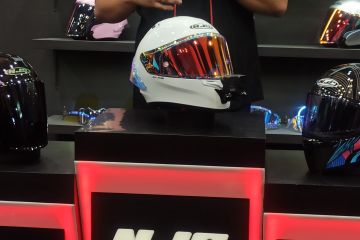 NJS Helmet lucnurkan dua produk terbaru di IMOS+ 2023