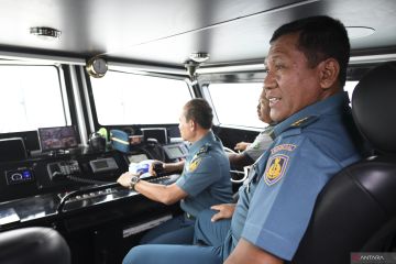 Uji coba kapal patroli keamanan laut
