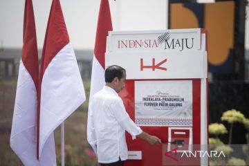Presiden Jokowi resmikan Tol Indralaya-Prabumulih di Sumsel