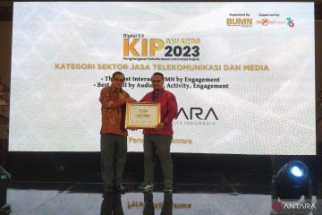 ANTARA raih penghargaan Keterbukaan Informasi Publik 2023