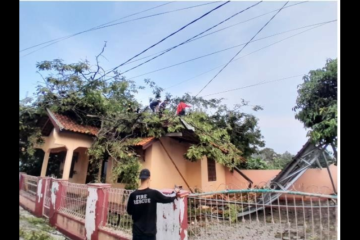 BNPB: Dua orang meninggal setelah angin kencang landa Pandeglang