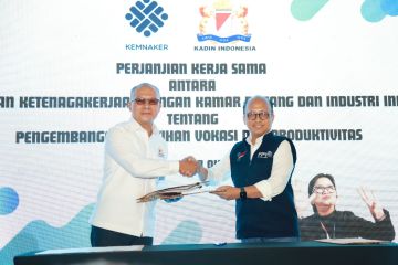 Kemnaker-Kadin kerja sama sinergi sistem pasar kerja-pelatihan vokasi