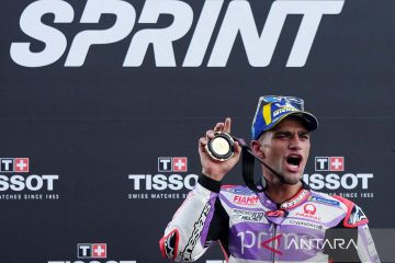 Pesta Bagnaia tertunda usai Martin menangi sprint raceGP Valencia