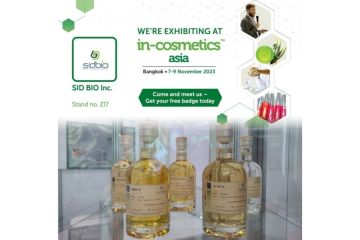 SID BIO Inc. akan Melakukan Debut Global di 'in-cosmetics asia 2023,' Pameran Bahan Kosmetik Terbesar di Dunia