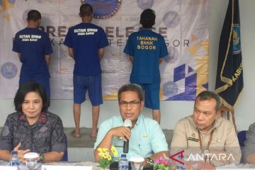 BNN Kabupaten Bogor ungkap peredaran narkoba jaringan Sumatera