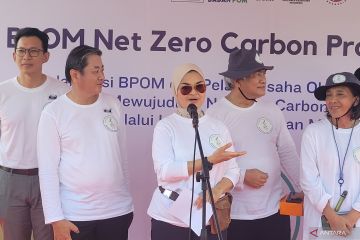 BPOM tanam mangrove guna percepat target Net Zero Carbon Emission