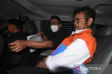 Syahrul Yasin Limpo diperiksa dalam kasus dugaan pemerasan Ketua KPK