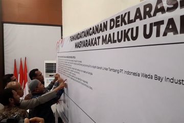 Deklarasi damai untuk cegah konflik jelang pemilu di Maluku Utara