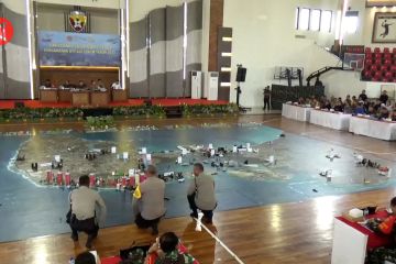 Panglima TNI-Kapolri gelar "Tactical Floor Game", amankan KTT AIS